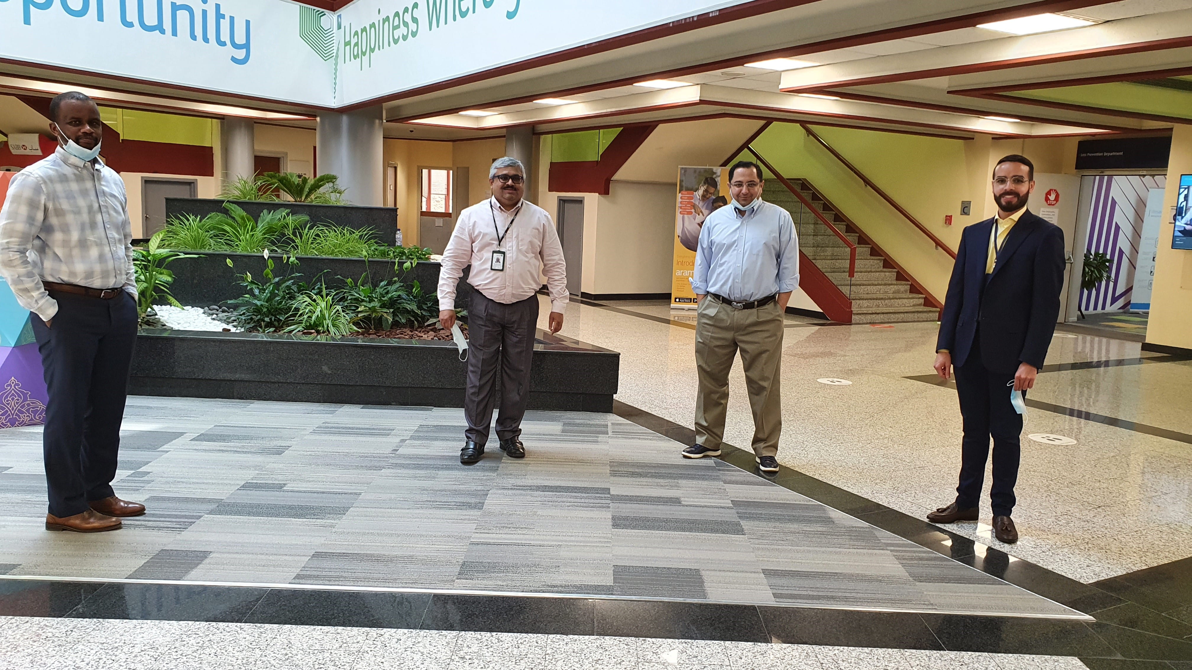Mr. Ambike with his colleagues